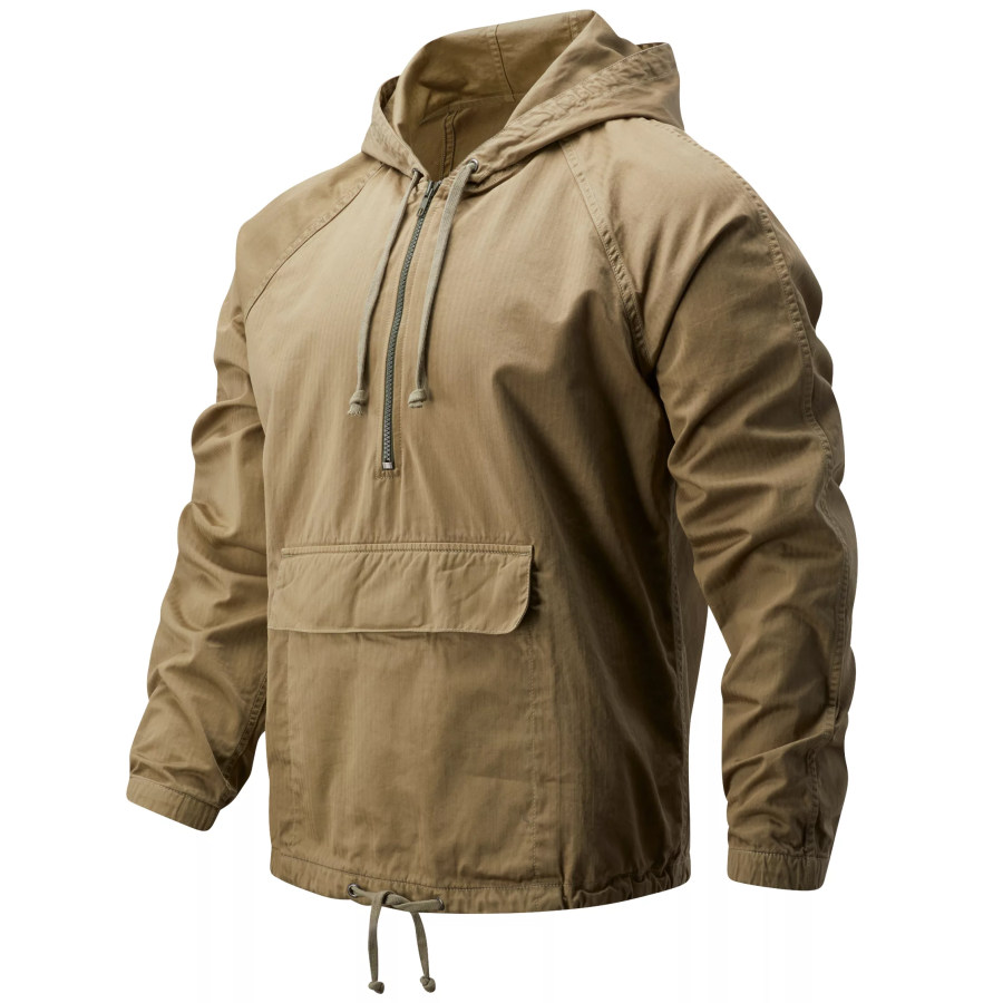 

Men's Outdoor Windproof And Waterproof Hooded Jacket