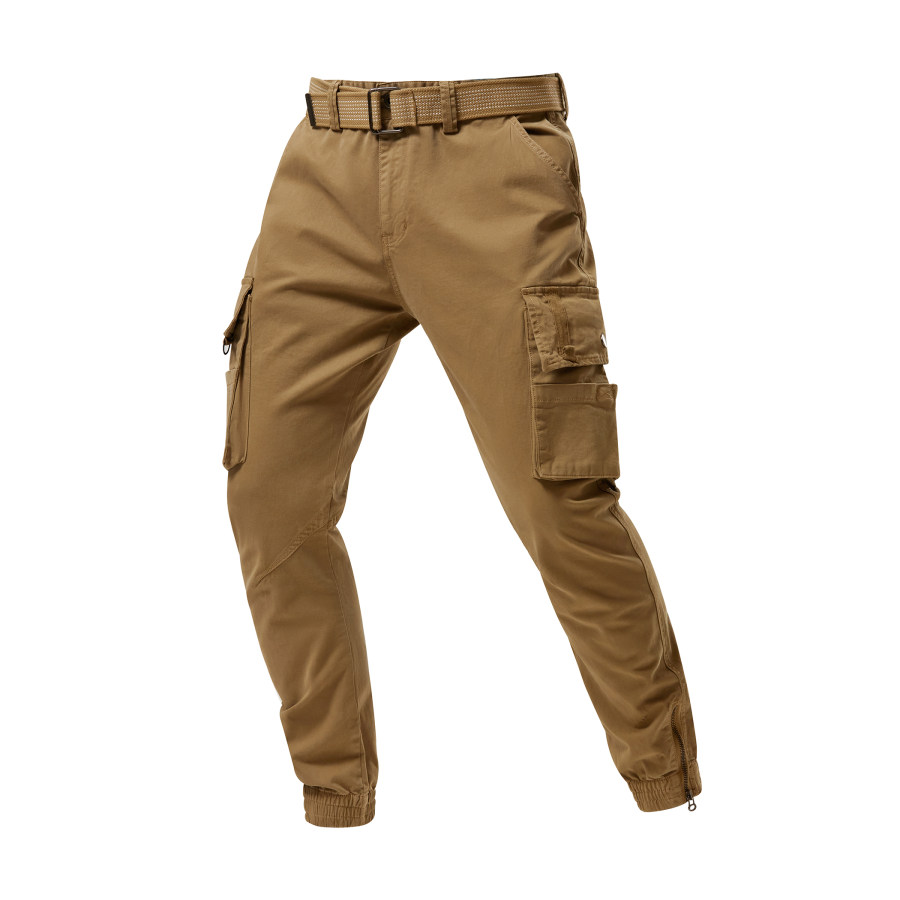 

Men's Outdoor Multi-pocket Trousers With Belt