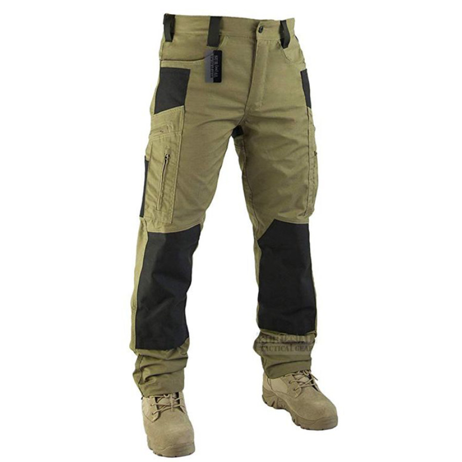 

Mens Casual Large Pocket Trousers
