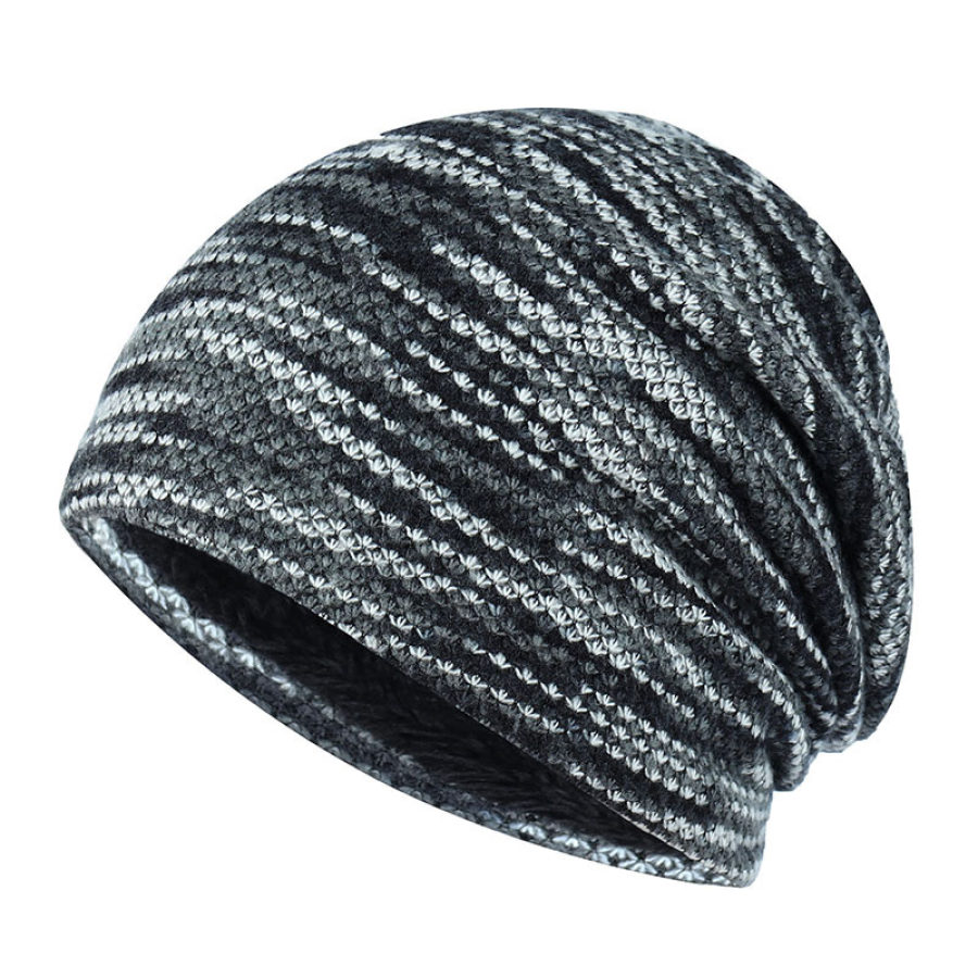 

Men's Women's Autumn Winter Hedging Warm Pile Knitted Hat