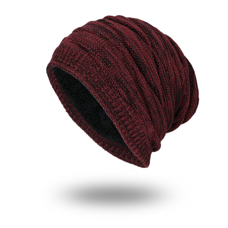 

Men's Women's Autumn Winter Hedging Warm Pile Knitted Hat