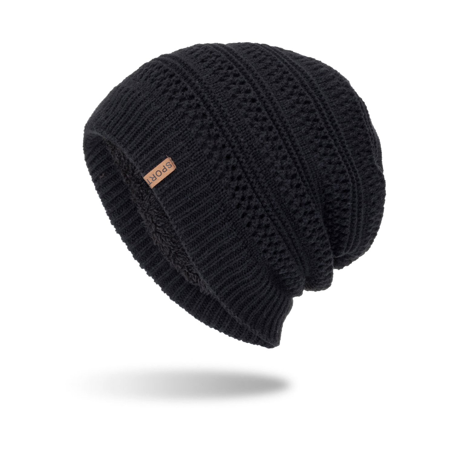 Men's Women's Autumn Winter Chic Hedging Warm Pile Knitted Hat