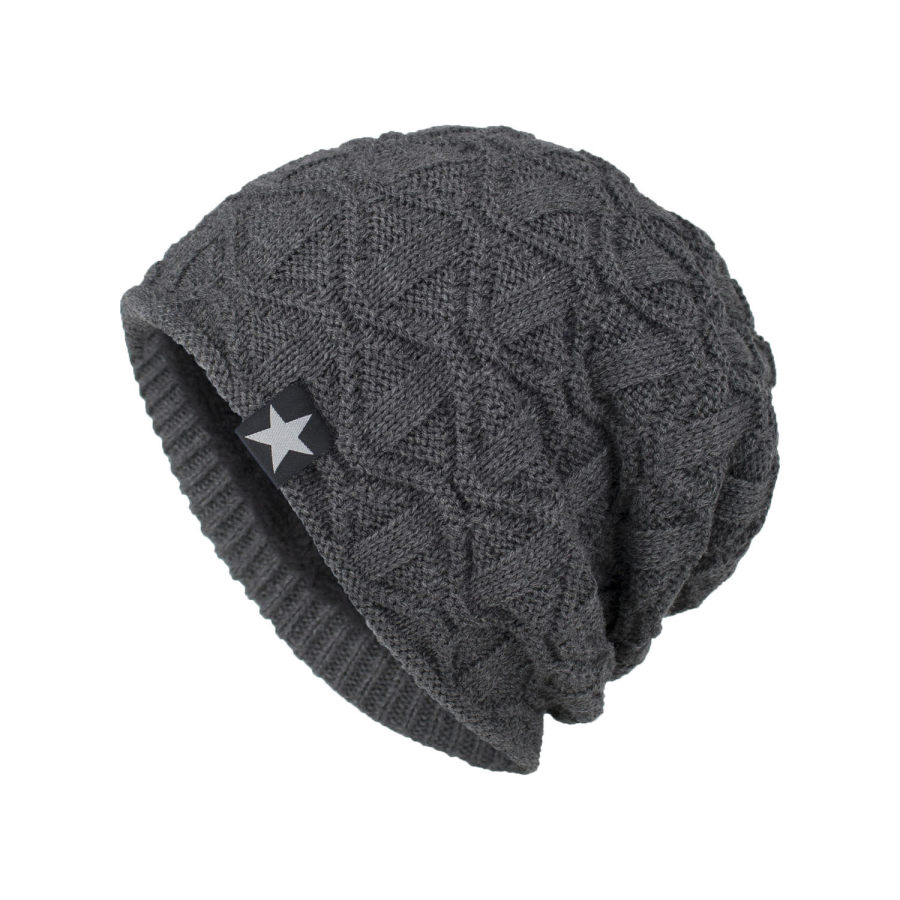 

Men's Women's Autumn Winter Hedging Warm Pile Knitted Hat