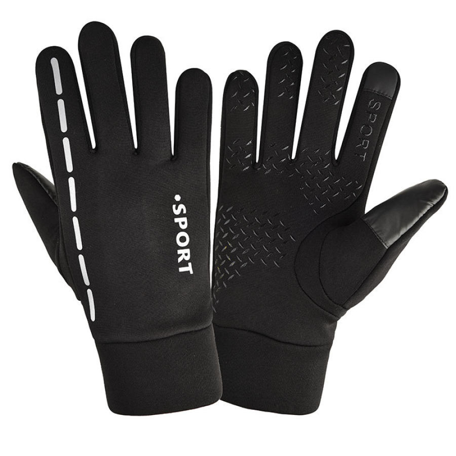 

Men's Outdoor Riding Warmth Thickened Touch-screen Non-slip Waterproof Gloves