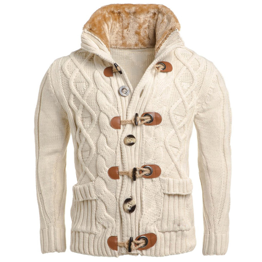 

Retro Classic Thick Warm Knitted Cardigan