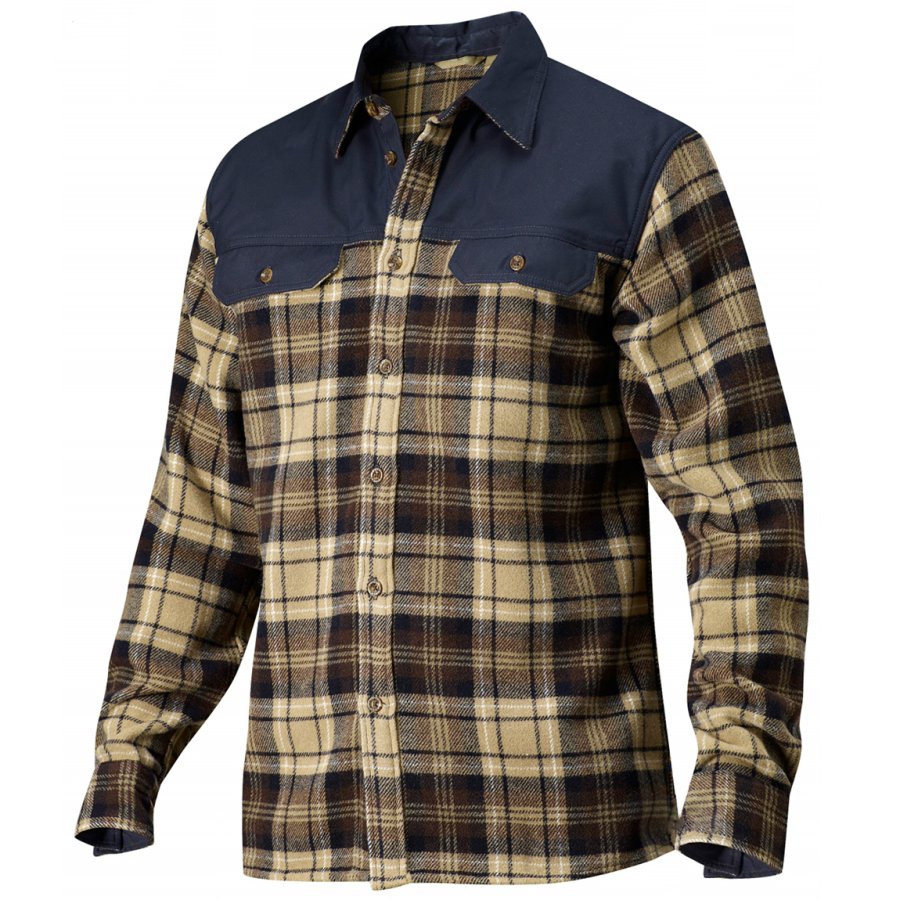 

Men's Casual Outdoor Plaid Hunting Shirt