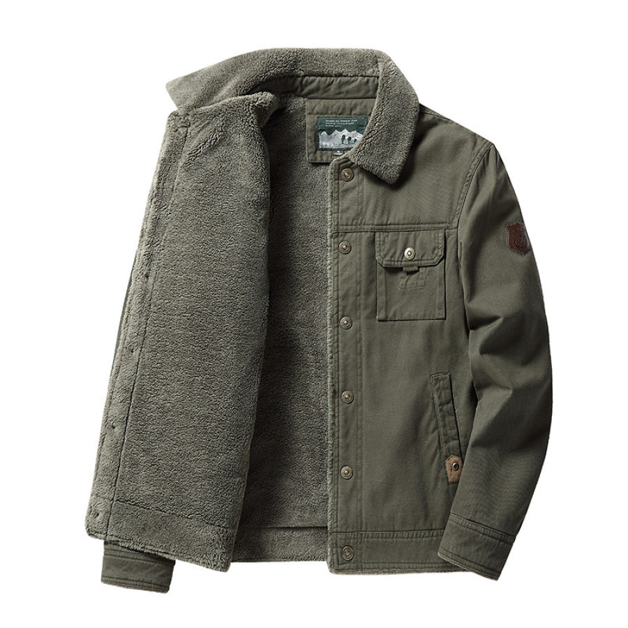 

Men's Winter Plus Velvet Thickening Jacket
