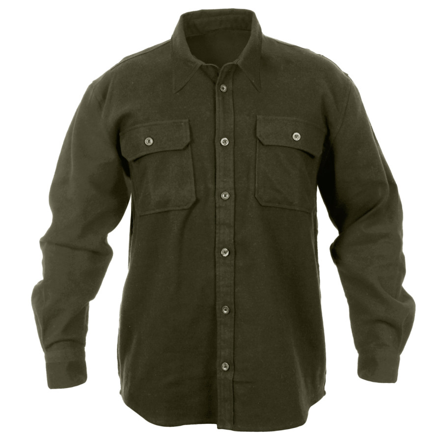 

Men's Outdoor Sports Solid Color Tactical Shirt