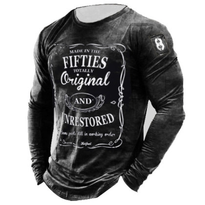 Vintage Built In The Fifties Original Unrestored T Shirt