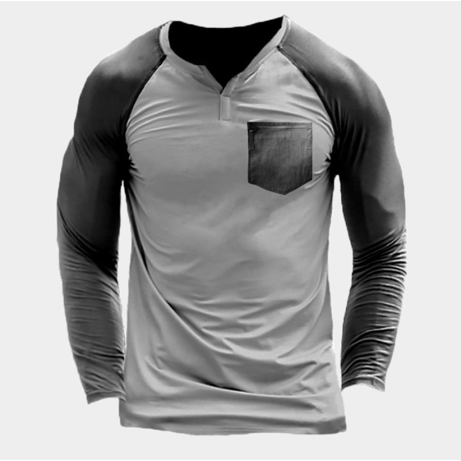 

Men's Outdoor Tactical Classic Stitching Long-sleeved Shirt
