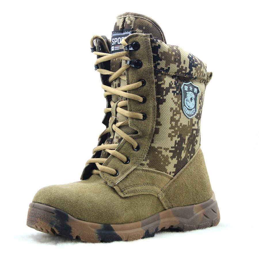 

Men's Outdoor Hiking Waterproof Non-slip High-top Boots