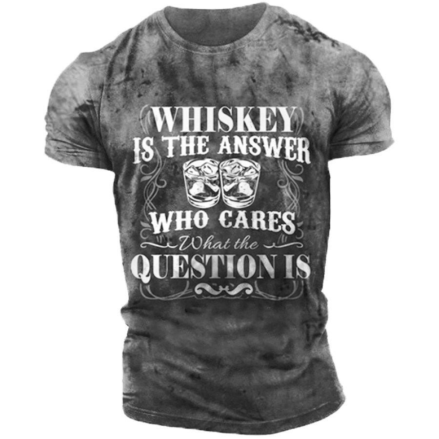 

Футболка Whisky Is The Answer Whisky