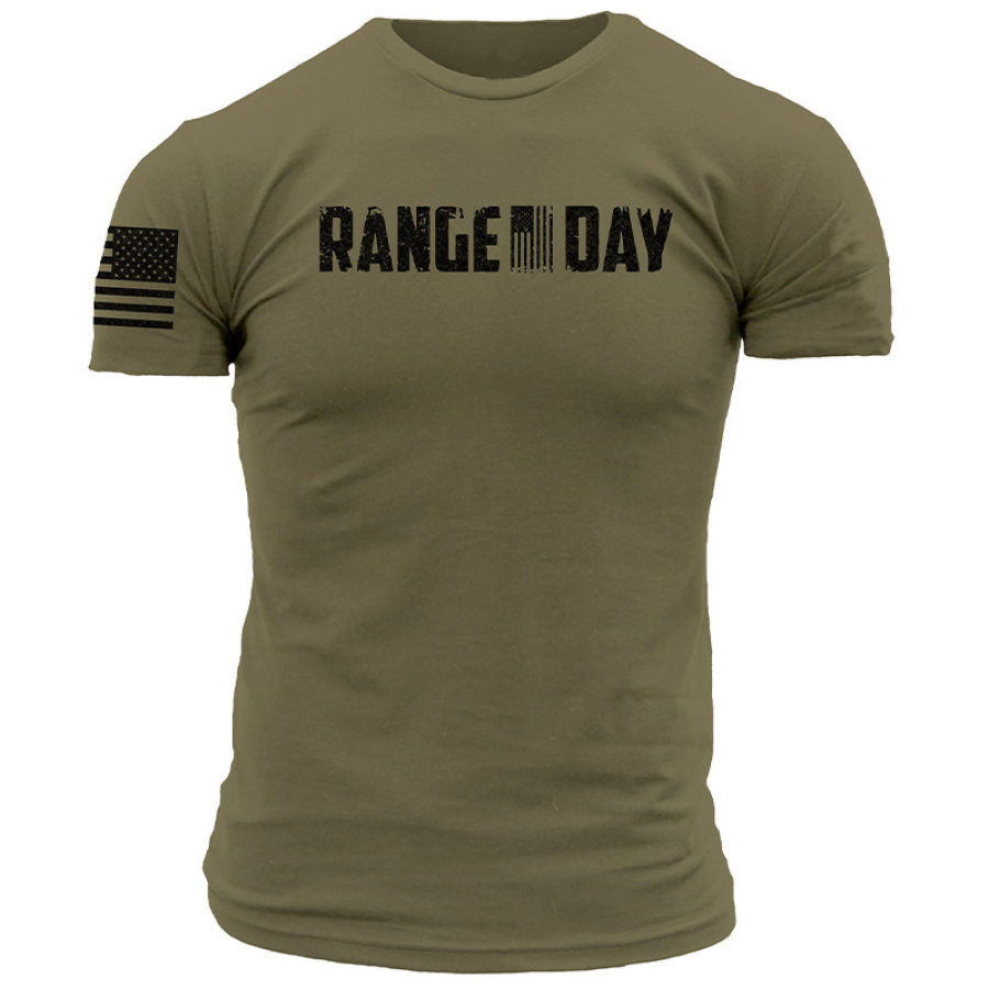 

Men's Cotton Outdoor Round Neck Short Sleeve T-Shirt