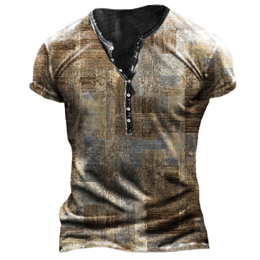 

Men's Outdoor Deep V-neck Short-sleeved T-shirt