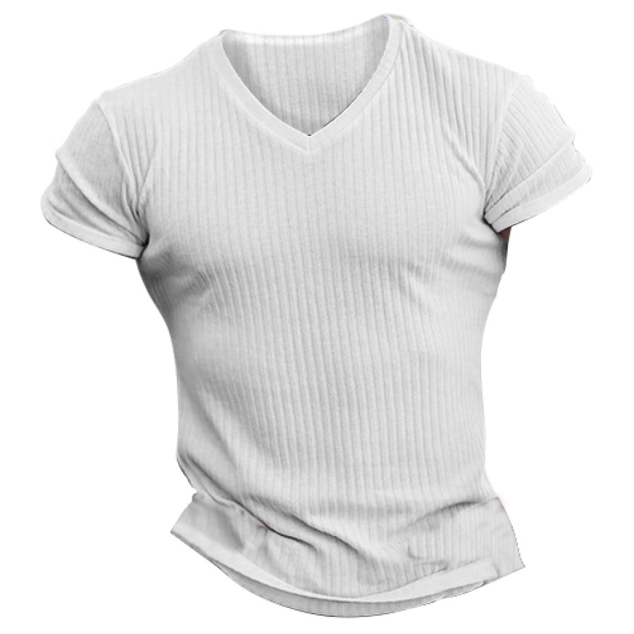 

Men's Fashion Casual V-Neck T-Shirt