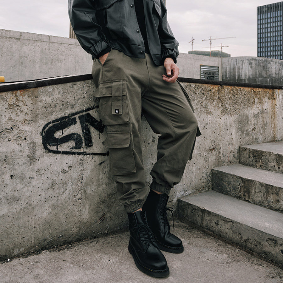 

Men's Outdoor Casual Big Pocket Trousers