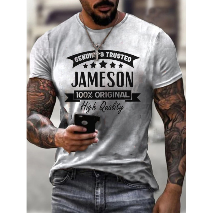 

Mens Jameson Irish Whiskey Print T-shirt