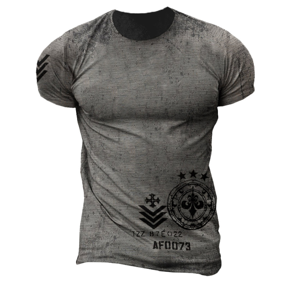 

Outdoor Tactical Vintage Print T-shirt