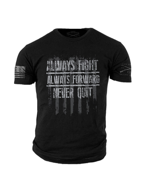 Mens Retro Casual Short Sleeve T-shirt