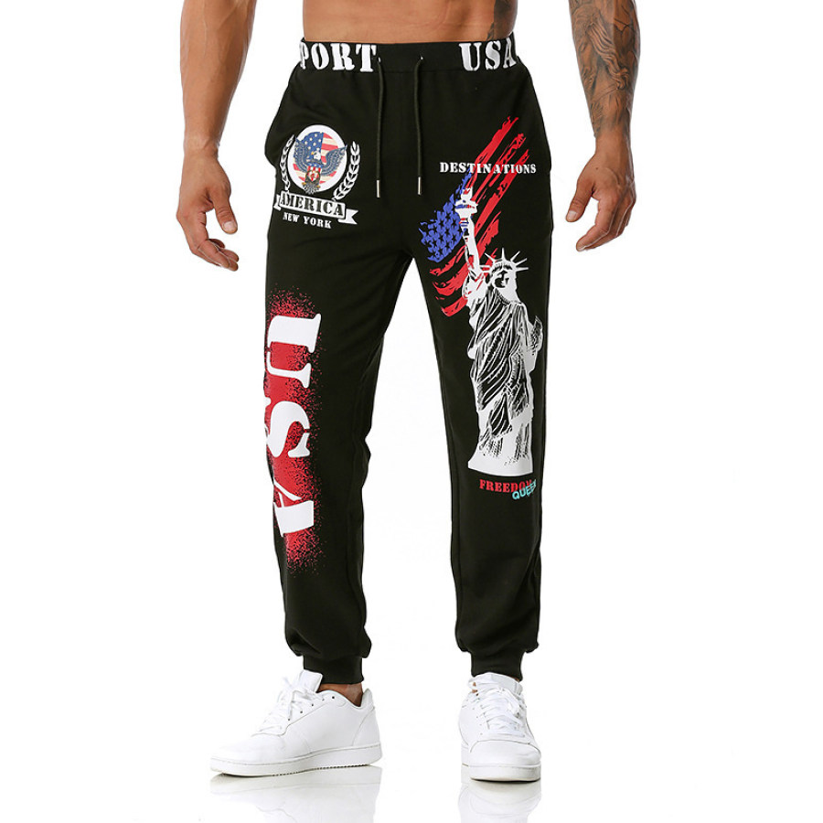 

Men's Casual Print Jogging Pants