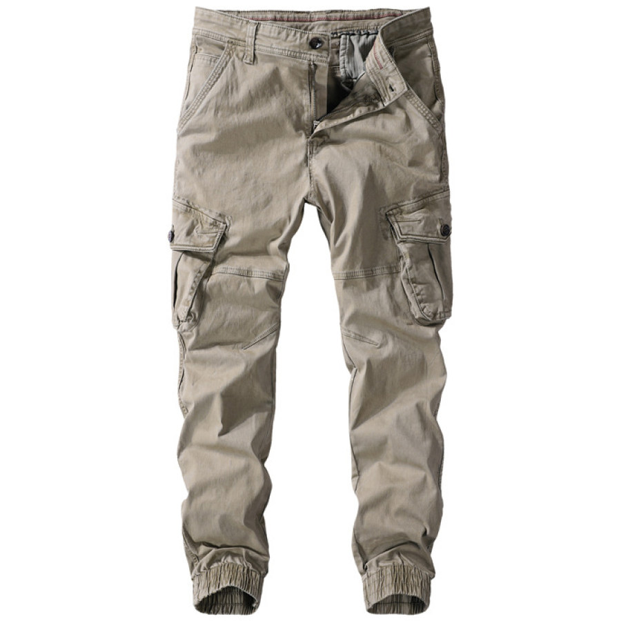 

Men's Outdoor Casual Cotton Multi-pocket Cargo Pants