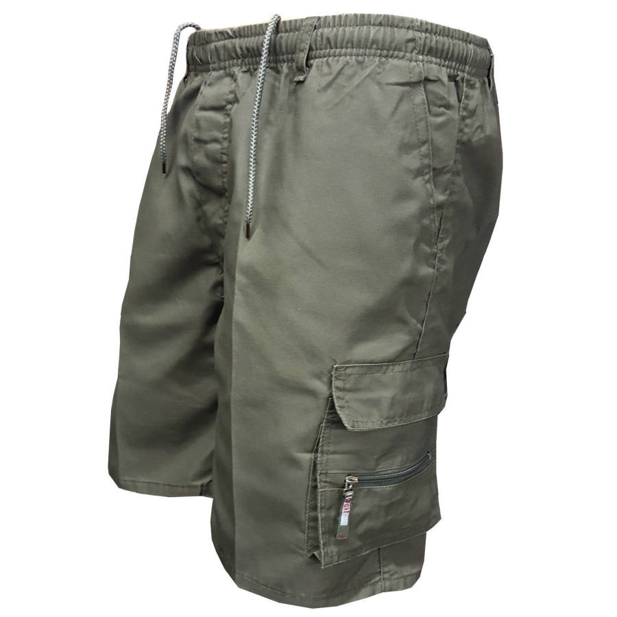 

Men's Outdoor Multi Pocket Loose Sports Fitness Cargo Shorts