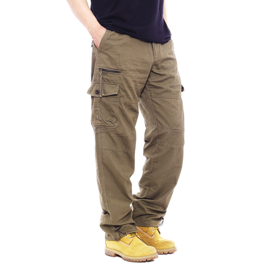

Men's Outdoor Casual Loose Multi-pocket Hiking Cargo Pants