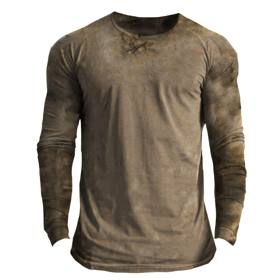 

Men's Outdoor Tactical Vintage Print Shirt