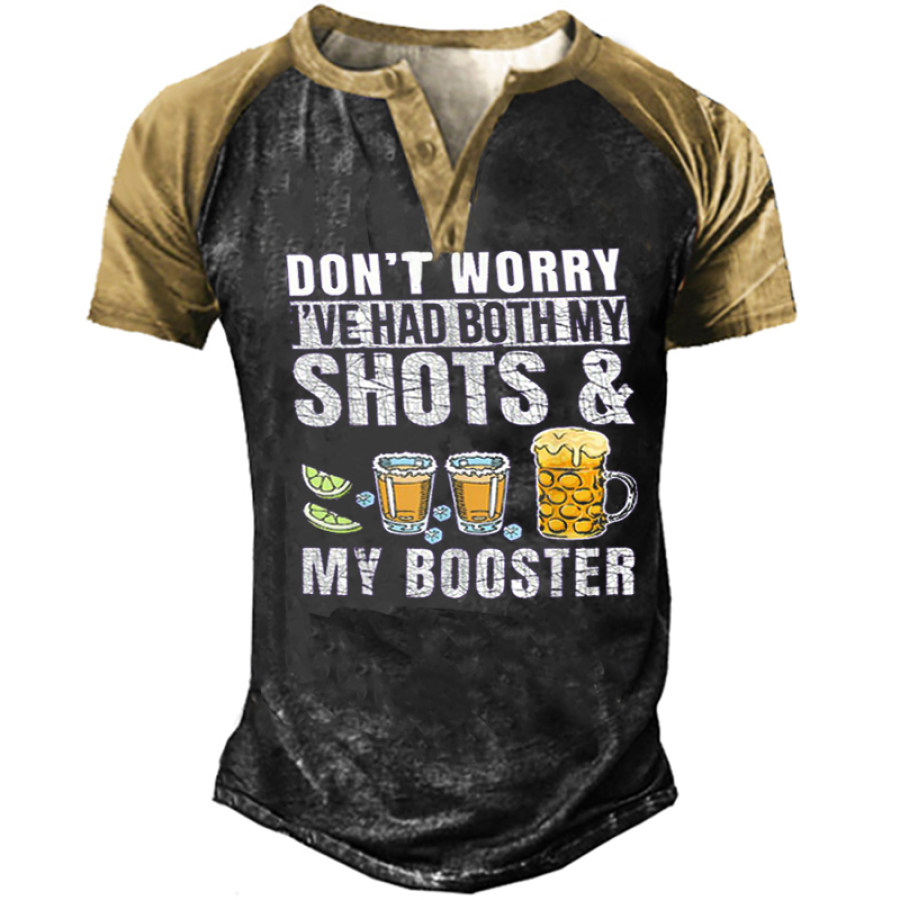 

Don't Worry I've Had Both My Shots And Booster Funny Vaccine T-Shirt