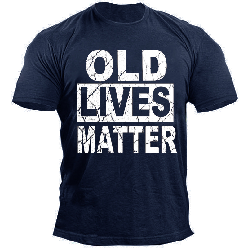Old Lives Matter Funny Chic Retirement Gift T-shirt