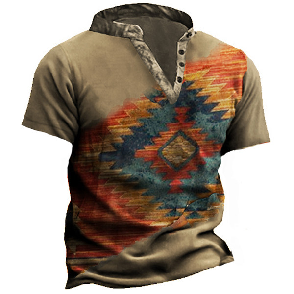 western henley shirt