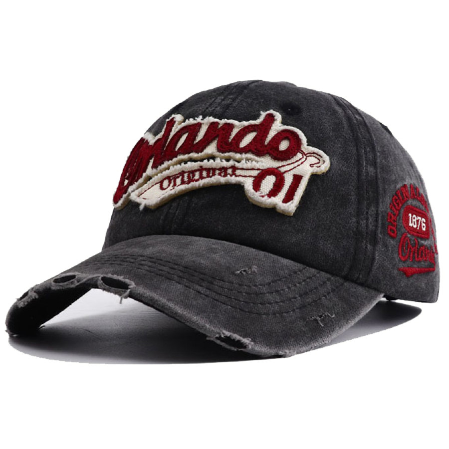 

Gorra De Béisbol De Mezclilla Desgastada Retro Para Exteriores Para Hombre