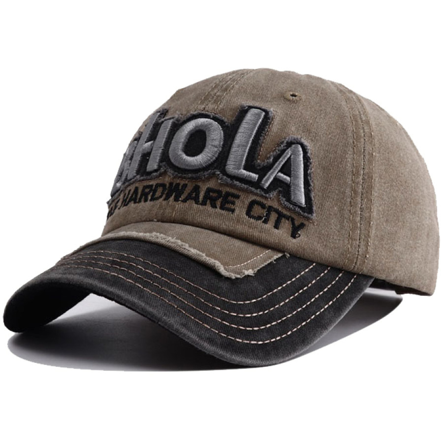 

Men's Vintage Letter Embroidered Baseball Cap