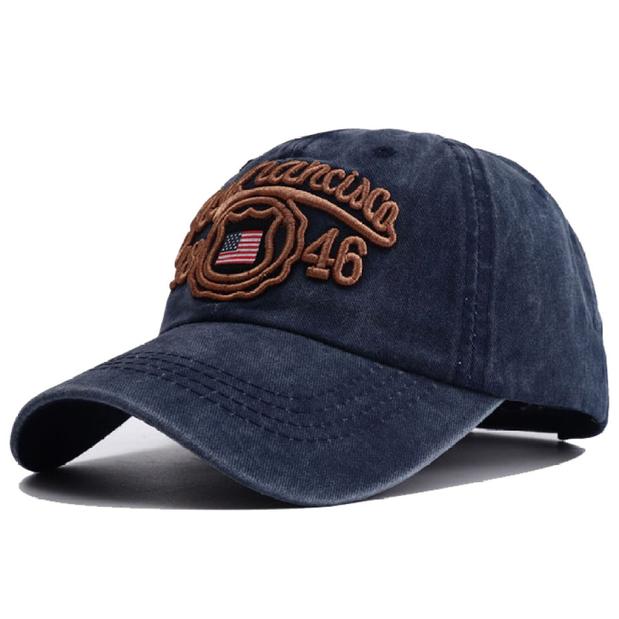 

Men's Outdoor Vintage Letter Embroidered Baseball Cap