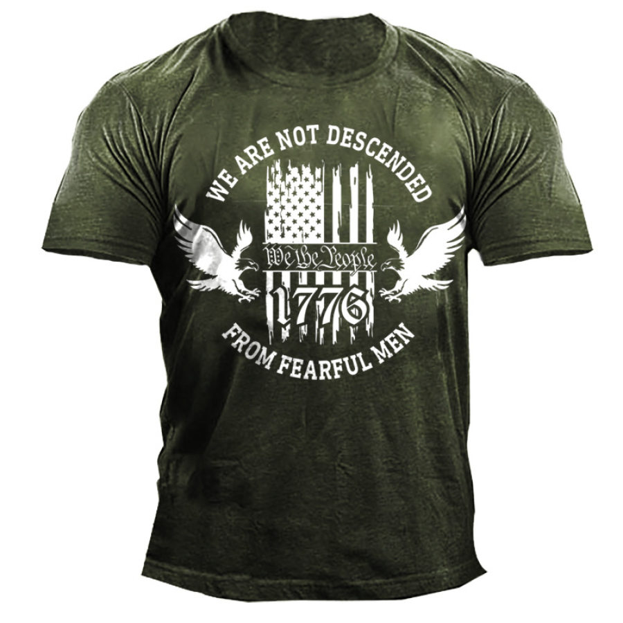 

We Are Not Descended From Fearful Men Men's Cotton T-Shirt