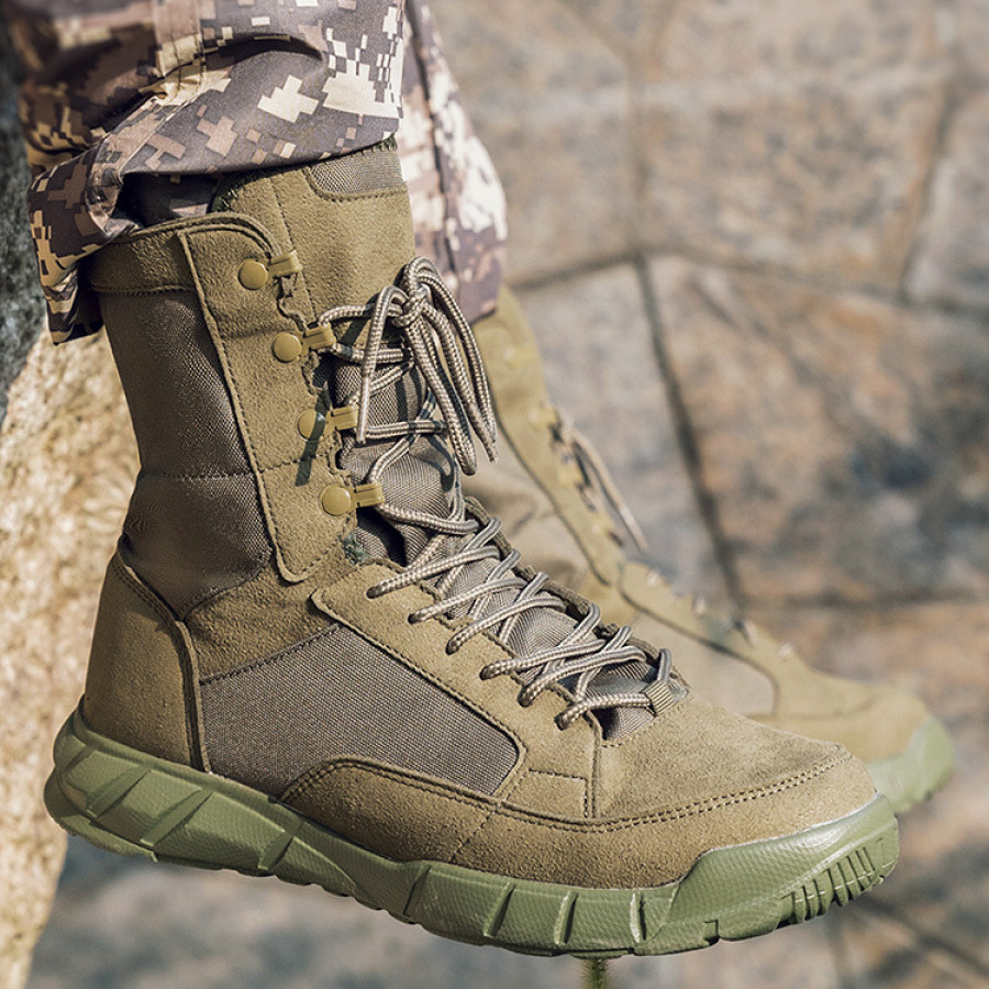 

Men's Outdoor Non-slip Wear-resistant Breathable High-top Desert Tactical Boots