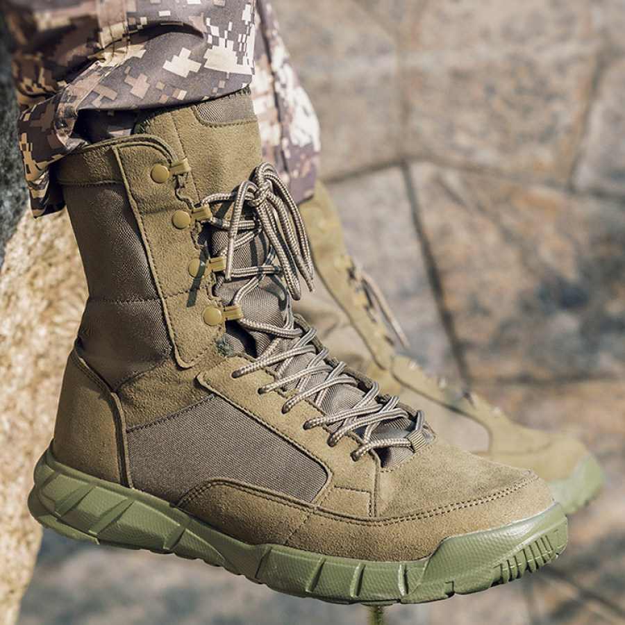 

Men's Outdoor Non-slip Wear-resistant Breathable High-top Desert Tactical Boots