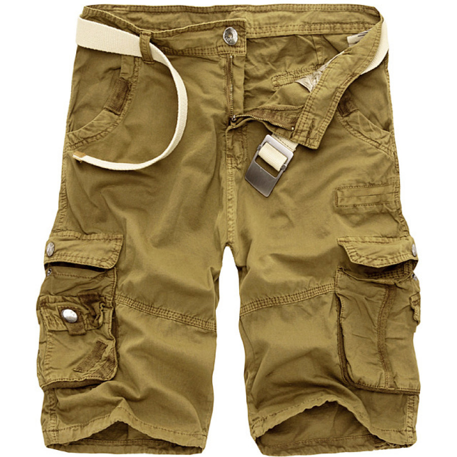 

Men's Casual Loose Distressed Outdoor Sports Cargo Shorts