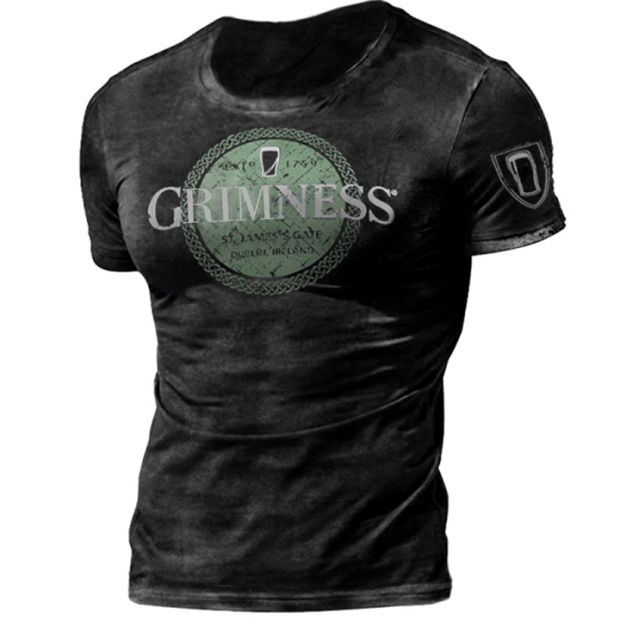 

Mens Vintage Print T-shirt