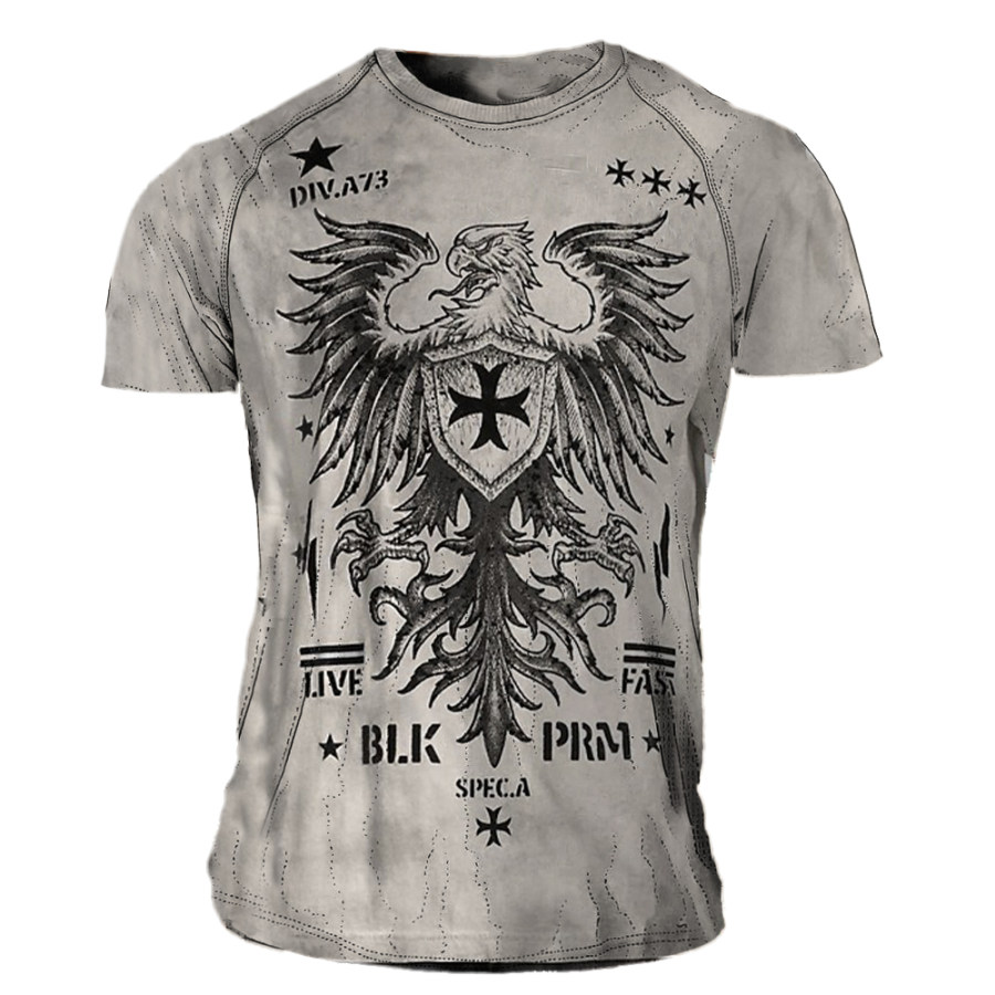 

Mens Outdoor Breathable And Comfortable Short-sleeved T-shi