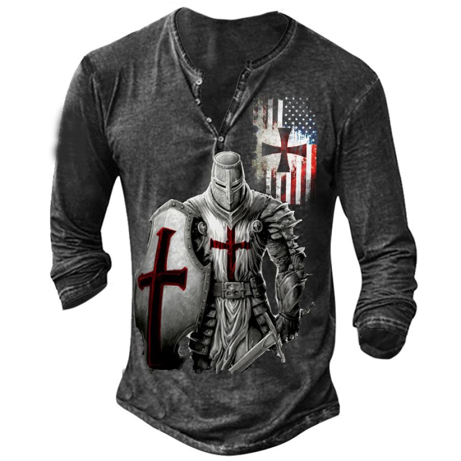 

Camiseta Masculina Com Estampa De Bandeira Americana Cruzada Sparta