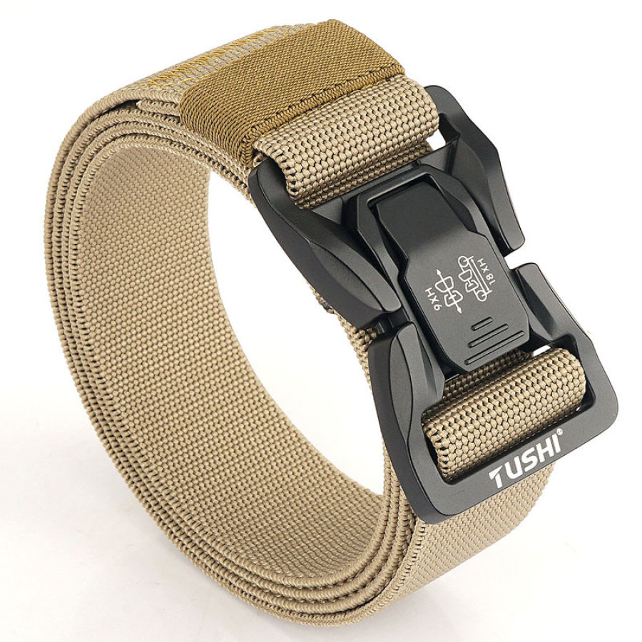 

Men's Outdoor Tactical Alloy Buckle Nylon Quick Release Belt