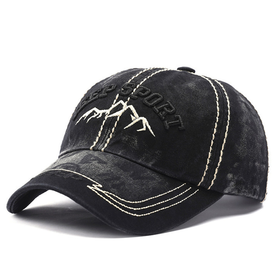

Men's Fashion Casual Embroidered Washed Baseball Cap