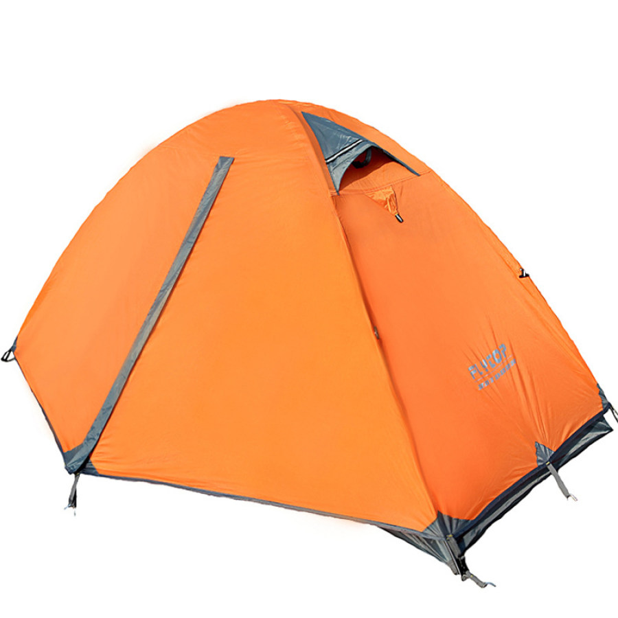 

Outdoor High-end Single-layer Double-door Aluminum Pole Camping Tent