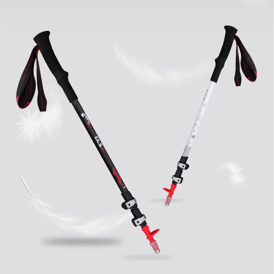 

Outdoor Hiking Trekking Telescopic Three-section Lightweight Walking Stick