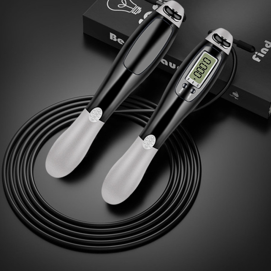 

Fitness Electronic Wireless Timing Wire Skipping Rope