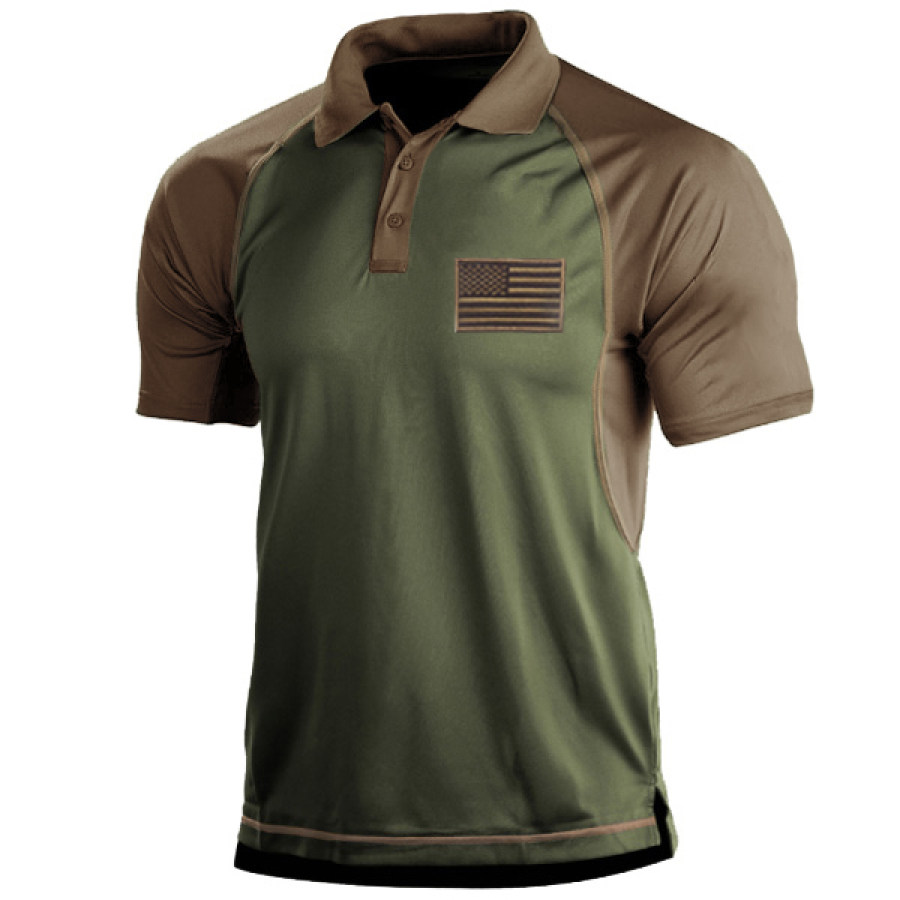 

Men's Outdoor Zip Tactical Defender Polo