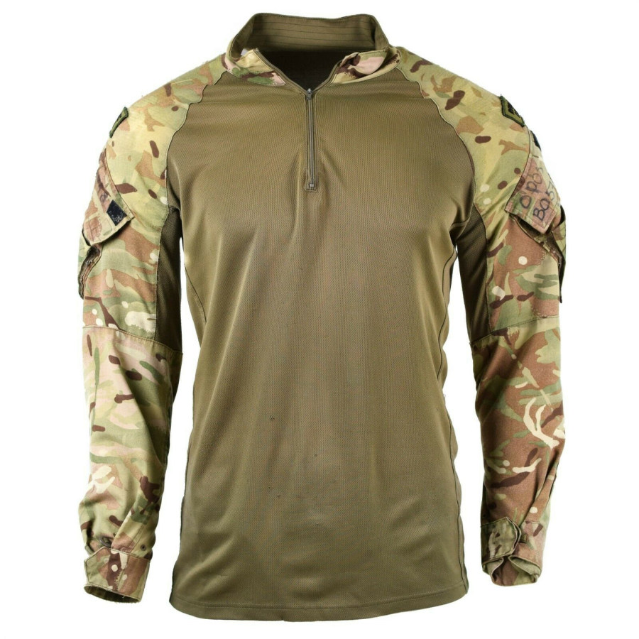 

Men's Outdoor Combat Quick Dry Training Zip-Up Top