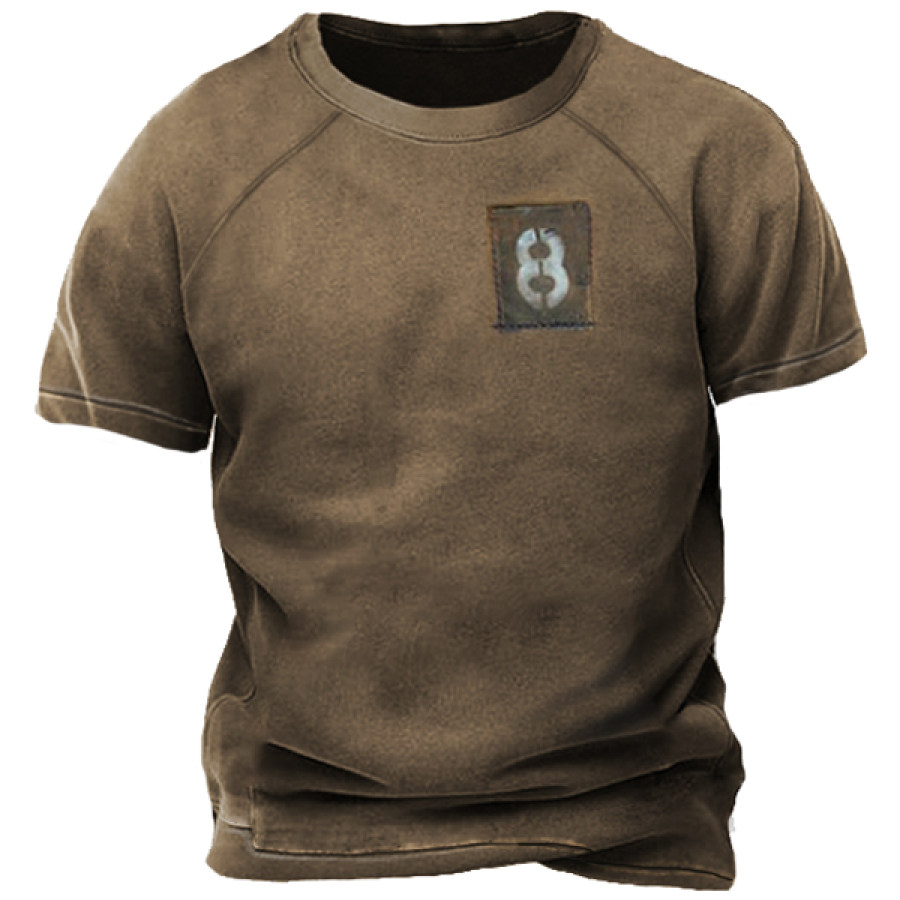

Men's Outdoor Vintage Print Tactical T-Shirt