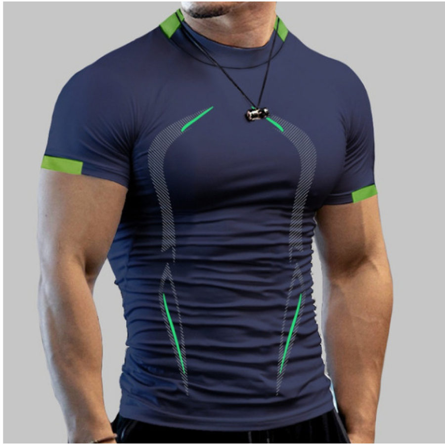 

T-shirt à Manches Courtes Respirant à Séchage Rapide Pour Hommes